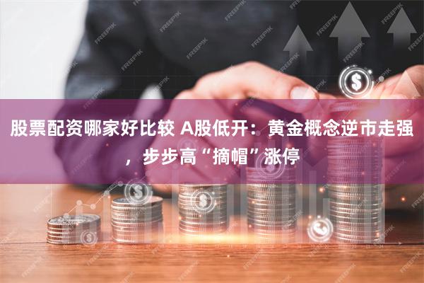 股票配资哪家好比较 A股低开：黄金概念逆市走强，步步高“摘帽”涨停