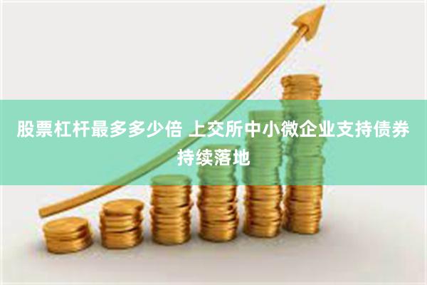 股票杠杆最多多少倍 上交所中小微企业支持债券持续落地
